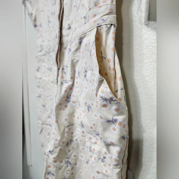 RVCA Nightshift Womens Floral Jumpsuit L NWT Utility Fall Outdoors - Picture 9 of 12